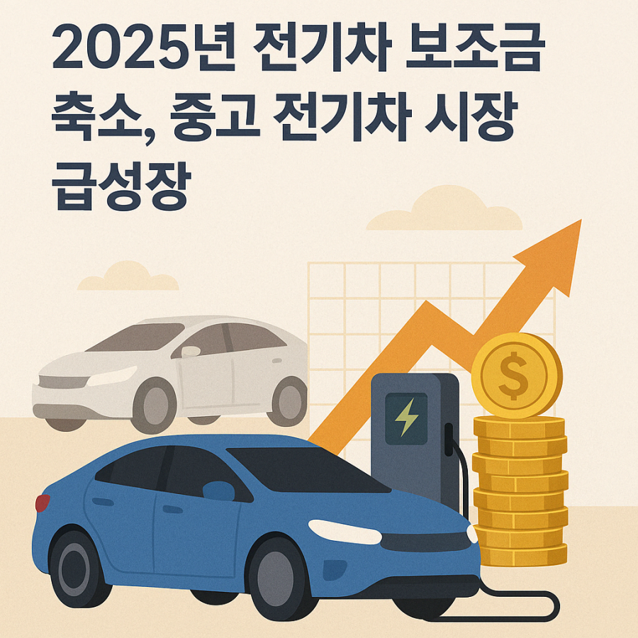 2025년 전기차 보조금 축소